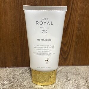 Jafra Royal Jelly Revitalize Solar Protection Fluid Broad Spectrum SPF 50 Sealed